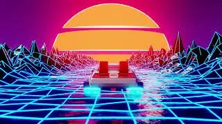Blender - 80's Style Animation (Synthwave)