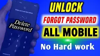 Unlock Pattern Lock of Android Phones Without Factory Reset | Unlock Android Mobile Password