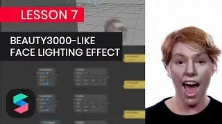 Spark AR Lesson 7: How to create Beauty3000 Lighting Face Animation Effect?