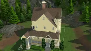 The Sims 4:Sabrina Spellman House Shell:Speed Build