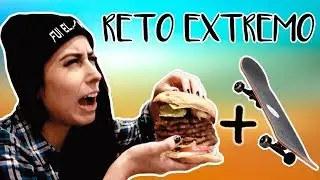 ¡COMO UNA HAMBURGUESA DE 10 CARNES! (EN SKATE) 😱 | Balentina ♥