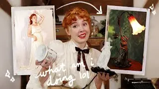 Making Myself into a Vintage Lamp *a totally normal thing to do*