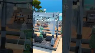 Пляжный ресторан строительство в Симс 4│Beach Restaurant Sims 4 Build│