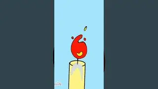 burning candle animation -flipaclip