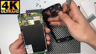Philips Xenium V387 - disassembly, sound disappears / разборка, пропадает звук