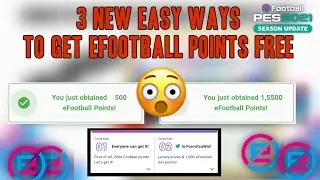 3 New Ways To Get eFOOTBALL points in PES 2021 Mobile