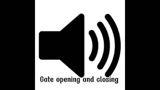 poppy playtime gate opening sound effects