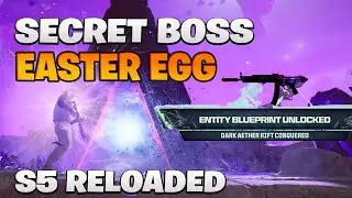 Easter EGG Secret Boss and RAREST GUN BLUEPRINT MW3 Zombies Season 5 Reloaded