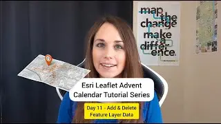 Add and Delete Data 📍 in a Website Map - Feature Layers in Esri Leaflet