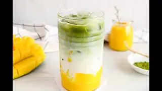 Mango Matcha Latte