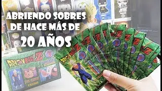ABRIENDO SOBRES DE HACE MÁS DE 20 AÑOS - DRAGON BALL Z - UNBOXING VIEJUNO