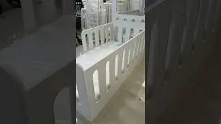 подростковая кроватка 160 на 80 wooden bed 4.   из лдсп