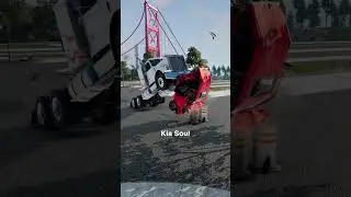 Semi Truck Vs. SUV's | #beamng #beamngdrive #car #suv