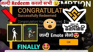 FREE FIRE REDEEM CODE TODAY 5 MAY| FF WORLD SERIES REDEEM CODE | FF WORLD SERIES 2021 REWARDS