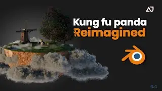 Kung Fu Panda Reimagined in Blender & After Effects