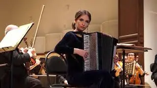 Дудар Хаханов .Концерт для осетинской гармоники с оркестром  солистка ЛИАНА САЛБИЕВА