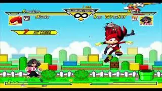 Jingle Mugen 2 Battle #3 Knuckles and Miyako Vs New GTFoxN6Y and Misako (Bday Special)