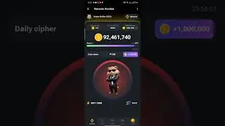 hamster Kombat today's cipher code daily combo | hamster kombat morse code today 21 june