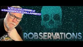 Will GENERATIVE AI wind up EATING its own tail and eventually COLLAPSE?!? Robservations #954