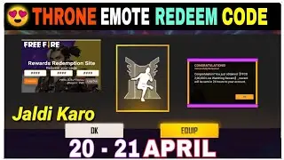 Free Fire Redeem Code Today 20 April | New Redeem Code Free Fire | Redeem Code Free Fire Today