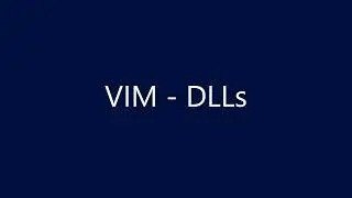 Yes, Vim Can Call DLLs
