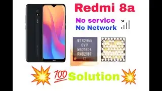 REDMI 8A NO NETWORK ISSUE #mi8 #redminonetwork #network #noservice #nonetwork