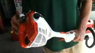 How to start a Stihl FS56RCE easy start string trimmer