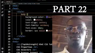 Html CSS Tutorial for Beginners to Advance: 22 HTML & CSS Basics Crash Course - CSS Tutorial