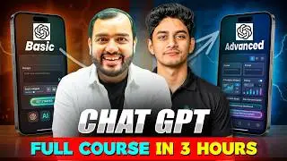 ChatGPT FULL COURSE in 3 Hours || From Basics to Advanced 💥 || Earners