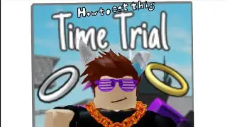 How to find white and gold halo 😇 . Roblox Time Trails! With meme