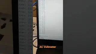 AC Voltmeter using ZMPT101B and ESP32 #iot #shorts #esp32 #embedded #arduino
