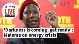 Malema's alarming speech on grid collapse & 'gullible' South Africans: 'We are going into darkness'