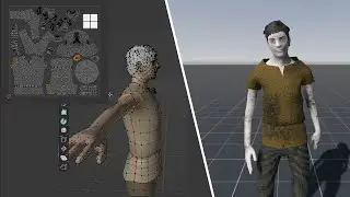 Making a Zombie: UVs and Model Prep
