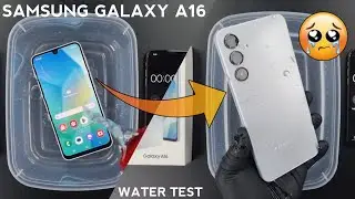 Samsung Galaxy A16 Water Test 💧💦| Let's See if Galaxy A16 is Actually iP54 Waterproof Or Not?