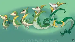 In progress 5 stage evolutions (starters)