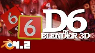Polyhedral Dice Collection: D6 | 3D Modelling Speedrun | Blender 4.2