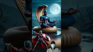superheroes meditation with a snake part 2💥Avengers vs DC-All Marvel Characters 