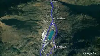 In bici e tenda dal Po al Tonale. Traccia GPS.