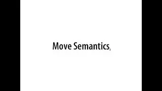 Move constructor & assignment