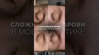 ОДНИ ИЗ САМЫХ СЛОЖНЫХ БРОВЕЙ В МОЕЙ ПРАКТИКЕ