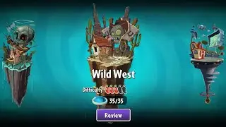 PvZ 2 Reflourished : Wild West Level 26-35 (Blind Run)