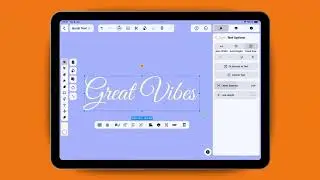 Text Tool - Customize Fonts, Styles & Effects in Linearity Curve