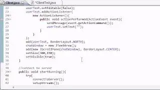 Intermediate Java Tutorial   58   Finishing the Coding for the Instant Message Program