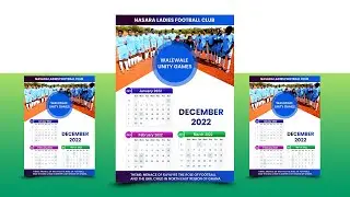 How To Design  2022 Calendar in Photoshop 1