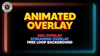 Animated Overlay #1 | Animated OBS Overlay | Stream Overlay | Webcam Overlay | Motion Graphics