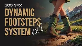 Dynamic Footsteps System VOL 2 SFX Demo