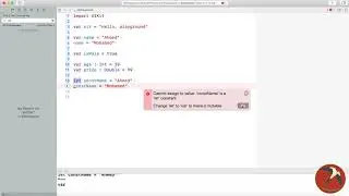 02- Introduction to Swift | Arabic | Constants