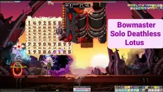 [Maplesea] Bowmaster 3 minutes Solo Deathless Lotus without Guild Skills