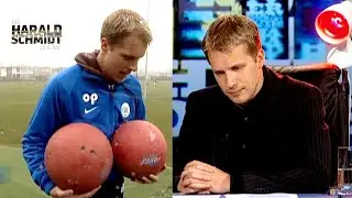 Oliver Pocher beim knallharten Fußballtraining mit Felix Magath | Die Harald Schmidt Show (ARD)