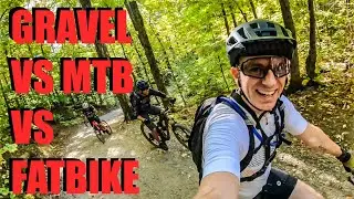 ULTIMATE BIKE SHOWDOWN: Gravel vs MTB vs Fat Bike - Who Conquers the Trails?